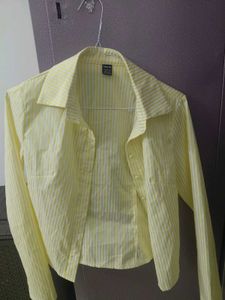 Chic Striped Button-Up Shirt