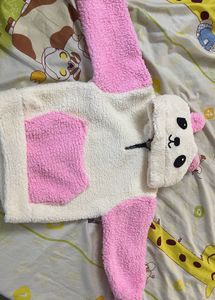 Cute Pink &amp; White Fuzzy Outfit