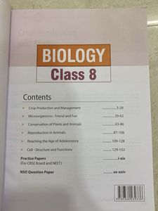 MTG Foundation Course Biology Class 8