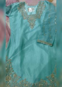 Pretty Handwork PARTY WEAR PLAZO DRESS