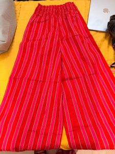 Vibrant Striped Palazzo Pants