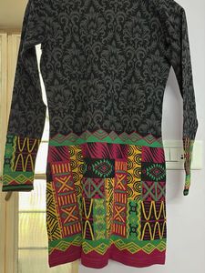Embroidered Floral woolen kurta