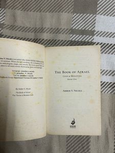 The Book of Azrael by Amber V. Nicole
