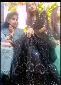 Beautiful Black Heavy Wedding Lehnga