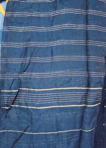 Elegant Navy Embroidered Kurta with dupatta