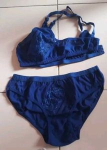 Vibrant Red Bra and Panty Set