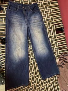 Baggy Blue Wash Denim Jeans