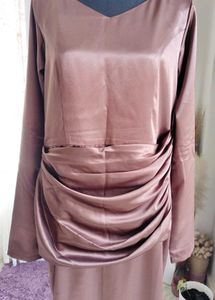 Elegant Mauve Maxi Dress