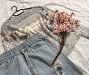 🎁Boho Cozy Fair Isle Knit Sweater O