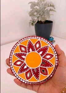 Handmade MDF Mandala Diya Holders 🪔