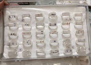 Men's Designer Rings Set pure silver