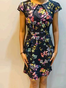 Black floral dress by Blue Vanilla