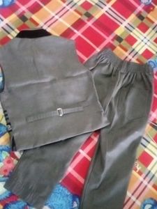 Boys Grey Ethnic Kurta Set