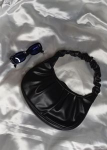 Chic Ruched Shoulder Bag