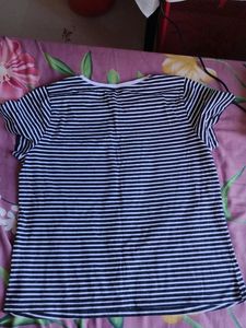 Striped V-Neck T-Shirt