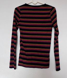 Striped Long Sleeve Top