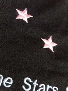 Black "Stars Sparkle" T-Shirt