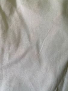 White Sleeveless Top with Paisley Print