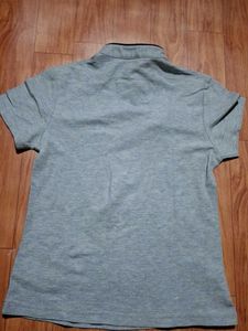 cheongsam inspired grey top