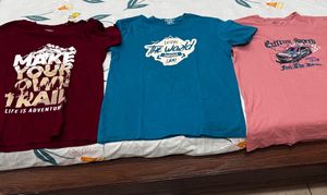 3 Graphic Print T-Shirts