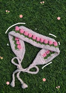 Crochet Flower Headband - Handmade