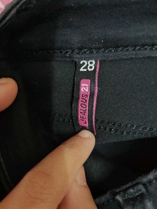 Black Denim Skinny Jeans