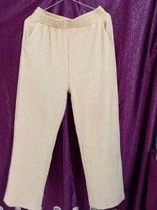 Soft Beige Corduroy Pants