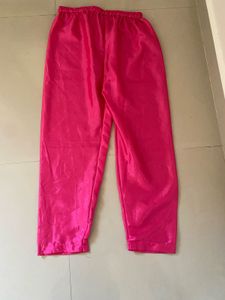 Bright Pink Floral Kurta Set