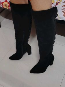 Black Over-the-Knee Boots