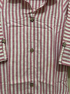Striped Button-Down Dress
