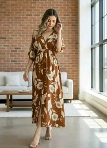 Floral Print Maxi Dress