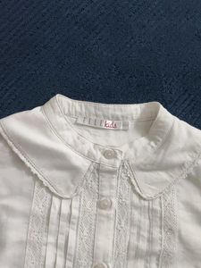 Cute White Broderie Anglaise Blouse