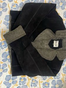 Vintage Black Suede Jacket