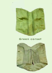Vintage Green Corset Top