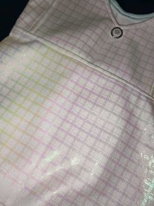 Sparkly Rainbow Checkered Mini Dress