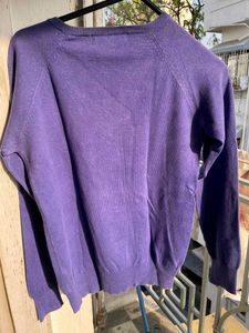Cozy Purple Knit Sweater