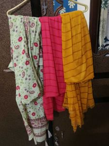 Combo of "3" Dupatta cum stolls