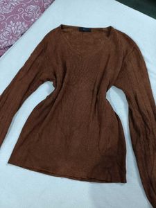 Cozy Ribbed V-Neck Sweater
