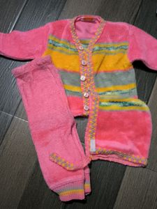 Baby Winter Dress And Cap