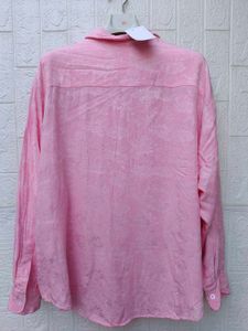New with tag Korean Pintrest Baggy Pink Shirt
