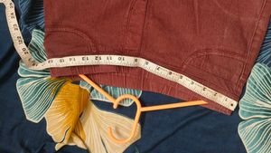 Maroon Colored Comfortable Jeans