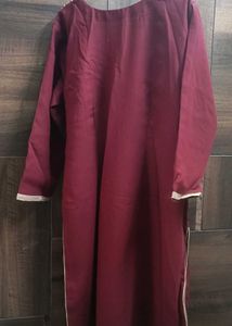 Elegant Maroon Embroidered Salwar Kameez