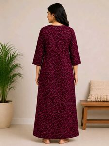 Elegant Printed maxi nughty
