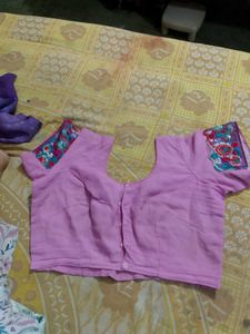 Stylish Teal Embroidered Blouse