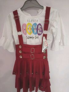 Kids Girls Top With Bottom Set