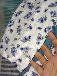 Chic Floral Print Top