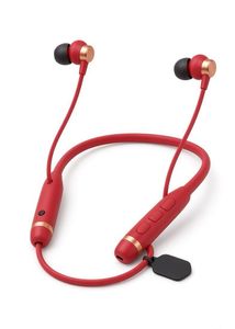 Red Wireless Neckband Earphones