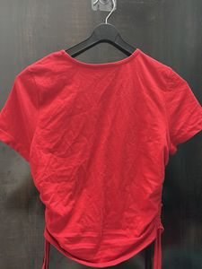 Red Drawstring T-Shirt
