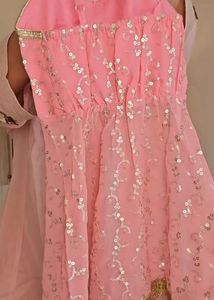Stunning Pink Embroidered Kurta Set