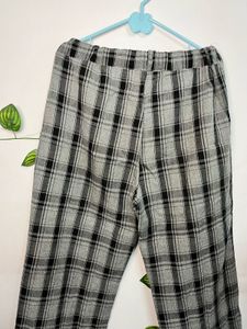 Plaid Cropped Pants